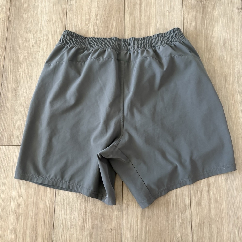 VRST Mens Medium 7" Inseam Liner Woven Athletic Gym Shorts Gray - Picture 5 of 5